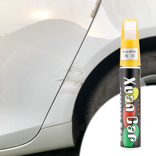 Generisch Kratzerentferner-Stift – Ausbesserungslack für Autos, Auto-Kratzer-Entferner, Autolack, Kratzerreparatur, Auto, Autolack-Stift, Zubehör (Weiß)