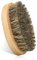YHNDECO Brosse à barbe avec sac de rangement, 100 % poils de sanglier, pour l'entretien quotidien de la barbe, pour homme, voyage