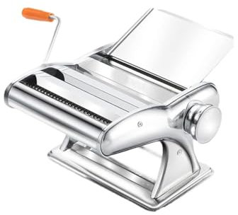 WUTIANBAO Maquina para Hacer Pasta Máquina Manual para Hacer Pasta, Máquina para Hacer Pasta De Acero Inoxidable, Fabricante De Fideos para Espaguetis Y Lasaña Casera Maquina Pasta Fresca