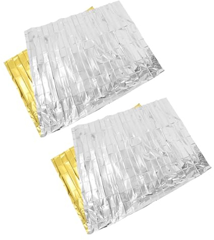 Toyvian 2pezzi Pellicola Riflettente per Piante Riflettente Calore Pellicola per Copertura Orto Protezione UV Installazione Semplice