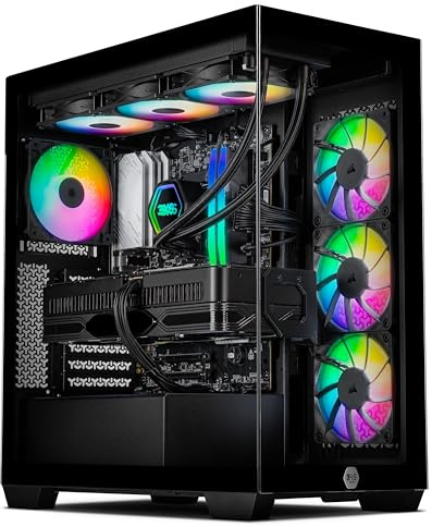 3XS Gaming PC | Vindicta RX 9070 XT | AMD Ryzen 7 9700X | 32GB DDR5 6000MHz RAM | 2TB NVMe M.2 SSD | WiFi | 850W PSU | 240mm Liquid Cooler | AI Ready | Windows 11