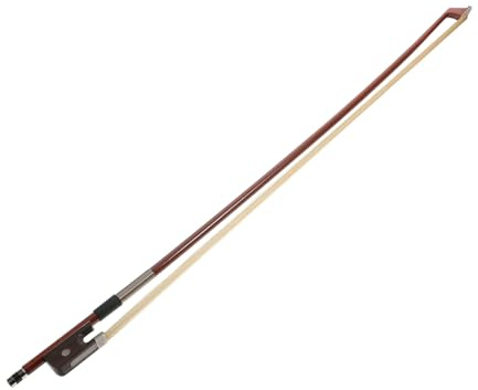 Alipis Archet de Violoncelle Bois Crin de Cheval Naturel pour Débutants et Professionnels Archet Entraînement Transmission Fine des Vibrations Fabrication Artisanale