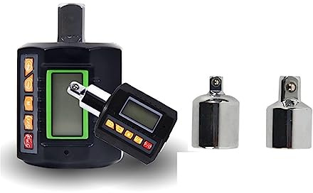 VXDEFP Chiave dinamometrica digitale, Tester for chiavi dinamometriche a 3 pezzi con adattatore 3-200N.m Misuratore digitale Testina for bici Riparazione auto Bicicletta(ANC-200 with green)