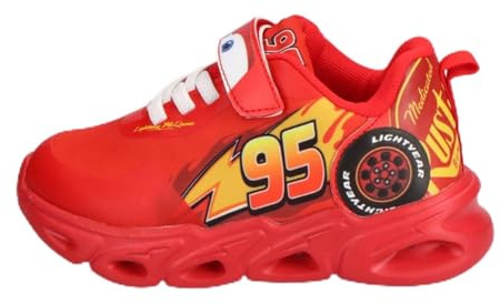Deportivas Disney con Luces Suela Ligera de EVA - Zapatillas Disney, Cars, Frozen, Stitch y Marvel Cómodas para Niño y Niña, Ligeras, Transpirables y con Velcro