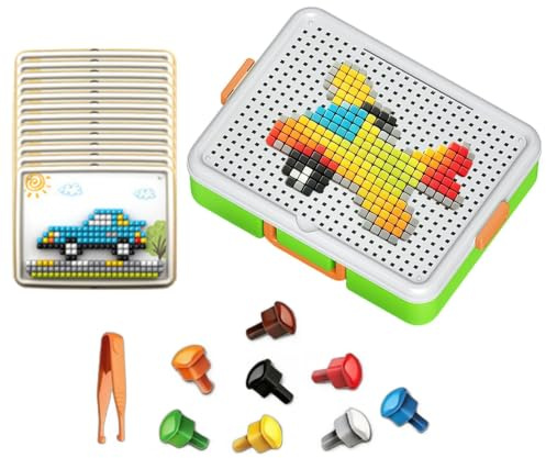 Puzzle à emboîter champignon - Jouet éducatif interactif 3D - Construction de 480 pièces