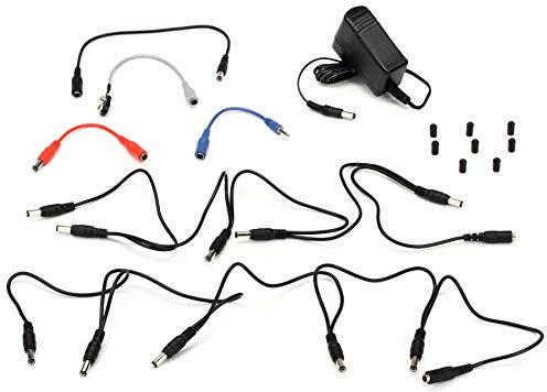 Behringer POWER THE WORLD PSU-HSB-ALL All-Country DC 9 V/1,7 A Netzteil mit Daisy-Chain-Anschlüssen, Überbrückungskabeln und All-Country-Netzadaptern