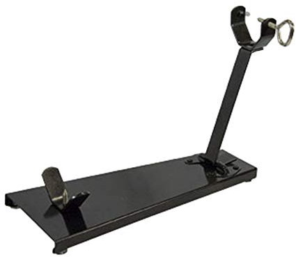 Flores Cortés - Supporto per prosciutto Tipo C con Piastra Pieghevole, in Acciaio Inox