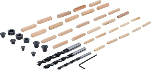 BGS Diy 50405 | Juego de tacos/brocas para madera | 6 - 10 mm | 43 piezas
