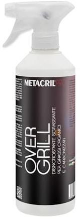 Metacril Over Grill 750 ml – Entkalker und Entfetter hochkonzentriert für Grill und Grill. Sofortiger Versand