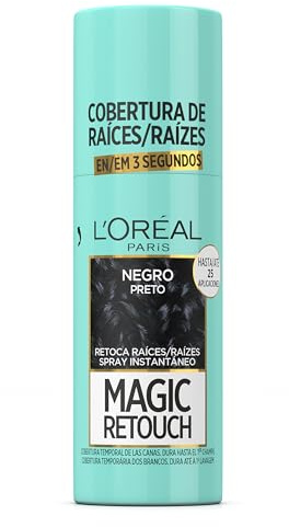 L'Oreal Paris Magic Retouch, Negro, 100 ml (Paquete de 1)