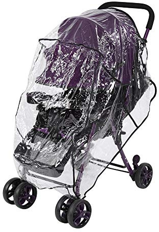 Baby StrollerRain WindproofCover Transparent Pushchair