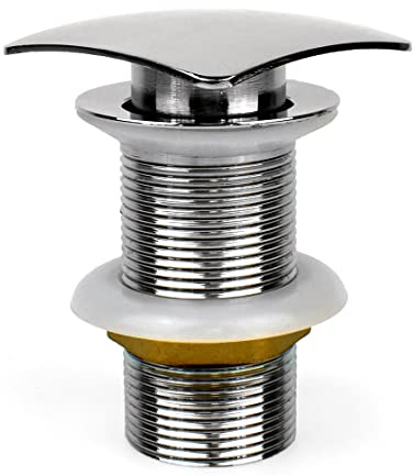 Xcel Home Bonde de Rechange Carrée en Chrome | Clack pour Lavabo Pop-Up