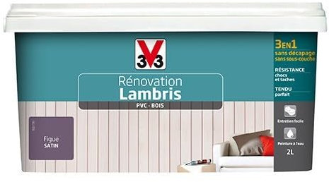 Peinture Figue Satin Rénovation Lambris V33 2L