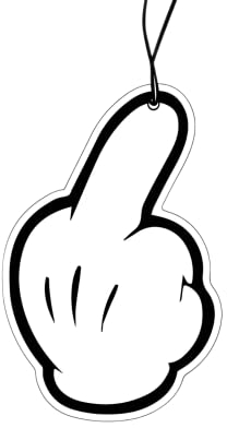 2x Mittelfinger Micky Mouse Duftanhänger Set, Tuning Car Air Freshener