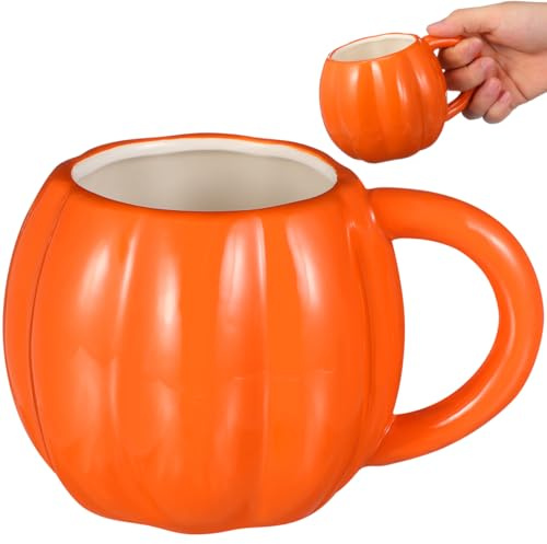Kaffeetasse Kürbis Tasse Kaffeetasse Teetasse Keramik Tasse Wasser Tasse für Home Office das Erntedankfest 500ml