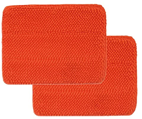 Qaestfy Paquete de 2 Almohadillas de felpilla compatibles con QAE011 Herramienta de Limpieza de Pared y zócalo con Mango Largo