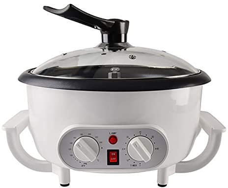 Electric Coffee Bean Roasting Machine Small Household Coffee Roaster Machine Stainless Steel Electric Drum Type Rotation Peanut Bean Roaster (Color : Thermostat Upgrade)