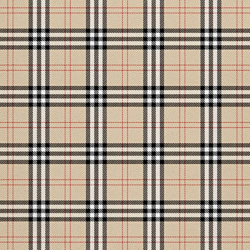 HEKO PANELS Stoff Oxford wasserdicht, Kariert, 1 Meter 155 x 100 cm | Dekostoffe zum Nähen und Handwerken, blickdichte Möbelstoffe, Nähstoffe DIY, als Meterware erhältlich
