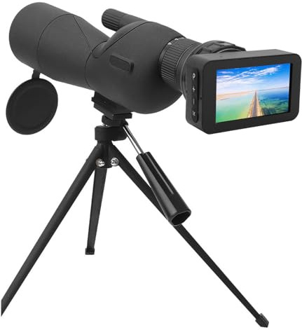 4K-Teleskop-Okularkamera, 3-Zoll-Farb-LCD-Digital-Teleskop-Okularkamera, Nachtsicht bei Schwachem Licht für 22-mm-46-mm-Teleskope, Astronomie-Fotokamera und Vogelbeobachtung