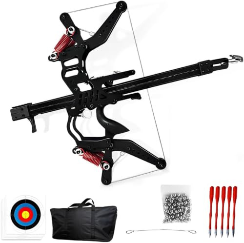 Steel Ball Compound Bow – Lightweight Dual-Use for Steel Balls & Arrows, Portable Outdoor Hunting & Target Practice