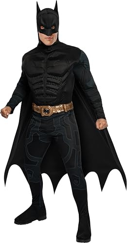 Rubie's 3 880671 M - Deluxe Batman Erwachsene Kostüm, Größe M, Schwarz