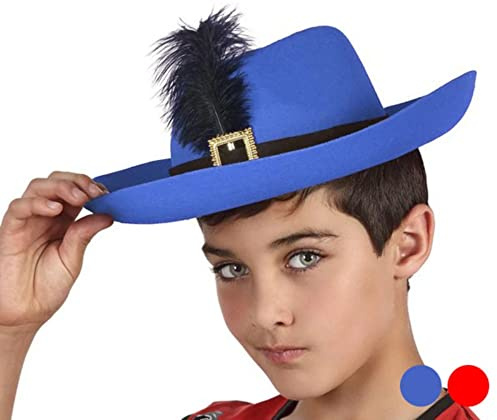 Atosa 35060 Hut Musketier Blau, für Kinder, Única