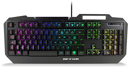 Spirit Of Gamer Clavier Gamer Elite-K40 RGB (Nero)