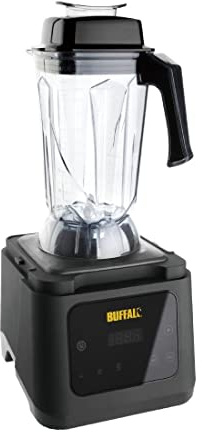 Buffalo CY140 Mélangeur de bar professionnel numérique avec minuteur 2,5 l - Moteur à vitesse variable, parfait pour mélanger les cocktails, les ingrédients froids et chauds