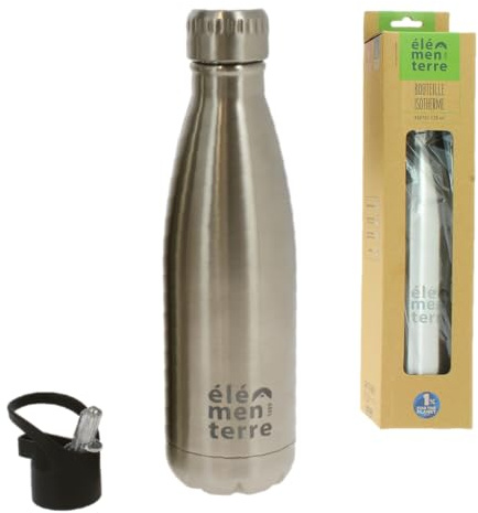 Elementerre KAKTUS_750 Bouteille isotherme 750 ml - Taille unique, Acier