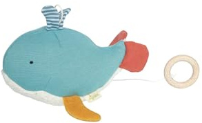 sigikid Spieluhr - Mamilodie Musik für Schwangere Babybauch - Einschlafhilfe für Babys ab Geburt - Tröster Kuscheltier Babyspielzeug - Geschenk zur Schwangerschaft Geburt oder Taufe
