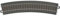 Märklin 24224 C-Gleis gebogen, R2 = 437,5 mm/24,3° (1 Stück)