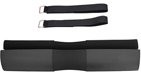 Langhantel-Kniebeugenpolster, Workout, 43,5 Cm Länge, Tragbar, Verteilt das Gewicht Gleichmäßig, Langhantelpolster für Zuhause (BLACK)