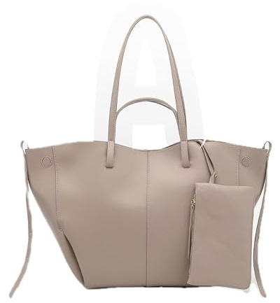 Große Kunstleder-Tragetasche für Damen, Arbeitshandtasche, trendige Designer-Umhängetasche, lässige Tasche mit Tragegriff oben