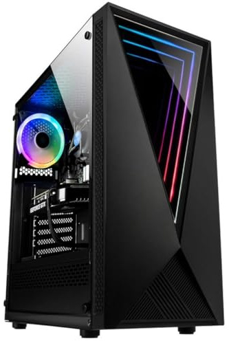 PCBYTE Challenger Desktop, Intel® Core™ i7-12700F 12 Cores fino a 4,90 GHz Turbo, 32 GB RAM, 2 TB SSD, Radeon™ RX 6500 XT, Windows 11 Pro