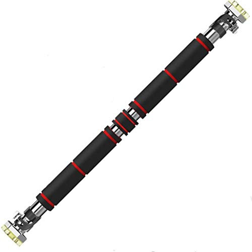PUFAHAU Reckstange an der Tür, kein Lochen nötig, verstärkte Schnalle, Klimmzüge für die ganze Familie, Fitnessgerät, Breite 60–150 cm(100-150cm)