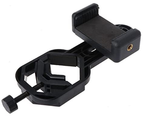 Lab Microscope Accessories Microscope Lens Adapter, Microscope Smartphone Camera Adaptor With Spring Clamp Mount Monocular Accessories