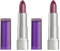 Rimmel London Moisture Renew Lipstick, 26 Amethyst Shimmer, Pack of 2