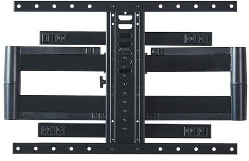 SANUS Full-Motion TV Wall Mount for 42–85 TVs, Advanced Tilt & Swivel, Extends for Optimal Viewing, Heavy-Duty Steel Construction, Easy Install, Black, ALF325-B3