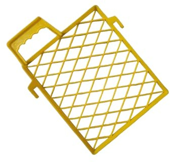 mophrati Pratico strumento per il miglioramento, filtro per vernice a rete e griglia in PP per una distribuzione uniforme della vernice. La griglia in PP garantisce, Giallo, 7 pollici