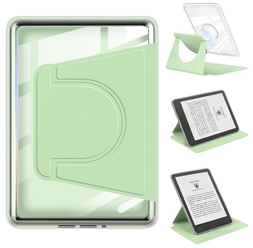Magnetische abnehmbare Hülle für Kindle Paperwhite 11th Gen 2021 6.8/Signature Edition Matchagrün leicht lesen perfekter Schutz, paperwhite hülle, cover