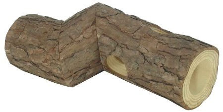 Elmato 10505: 2 Stück Natur Winkelröhre 25cm f.Maus,Hamster