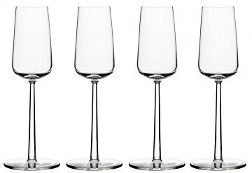 Iittala 1009139 Essence 4 Champagnergläser, Transparent, 8.2 x 8.2 x 23 cm, 1 Einheiten