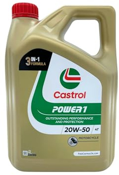 Castrol Power 1 Verbesserte Formula 4T 20 W50 4L. (Alt Act Evo)