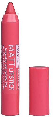 IMPALA | Automatic Matt Intense Pink Lipstick No. 10 | Long-Lasting Matte Lipstick | Hydrating Lipstick with High Pigmentation | Creamy Texture with Balm Effect