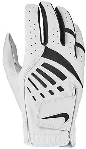 Nike Unisex – Erwachsene DURA Feel IX REG RH GG Handschuhe, Pearl White/Black/Black, M
