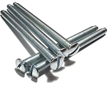 M3.5 (3.5mm x 35mm) Slotted Raised Countersunk Electrical Socket Screws (Pack of 10)