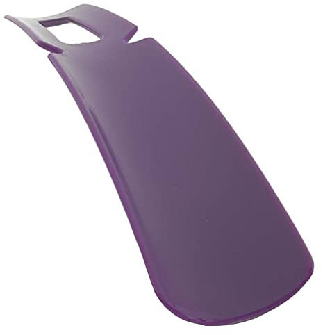1x Schuhlöffel Schuhanzieher 16 cm lang in verschiedenen Farben (lila)