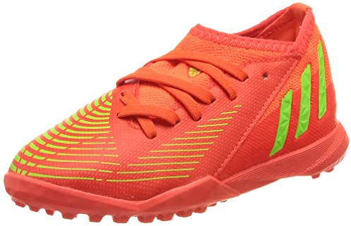 adidas Predator Edge.3 Tf J Sneaker, Solar Red Solar Green Core Black, 38 EU