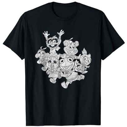 The Muppets Muppet Babies Mono Group T-Shirt