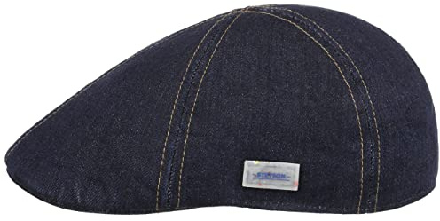 Stetson Texas Sustainable Denim Flatcap Made in the EU Herren Frühjahr/Sommer Denim XL (60-61 cm)